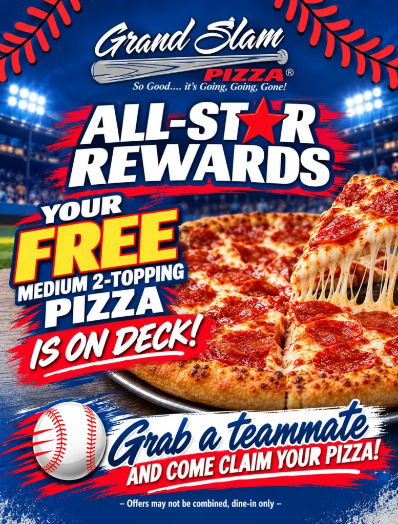 Your Top Pick for Pizza Delivery Near Me: Grand Slam Pizza in Vista